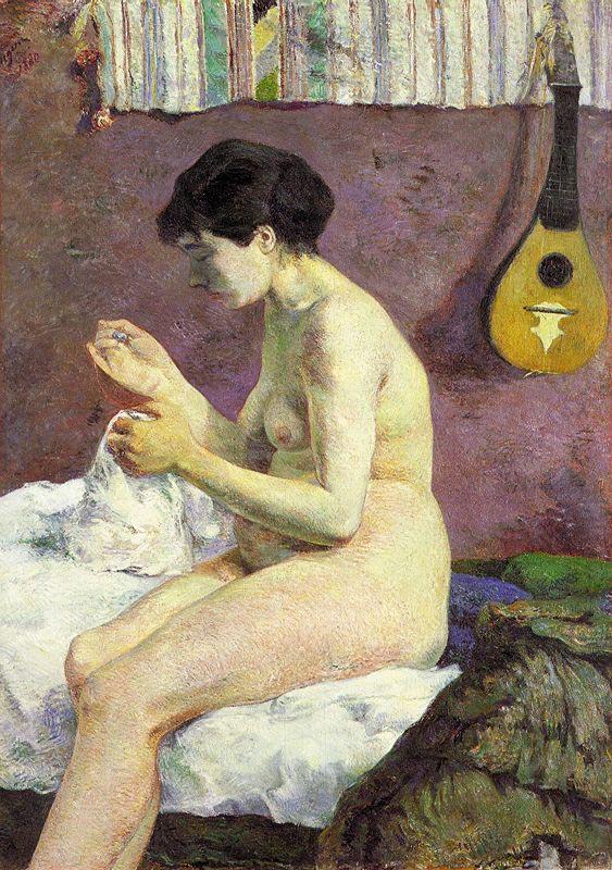 Paul Gauguin Study of a Nude oil painting image